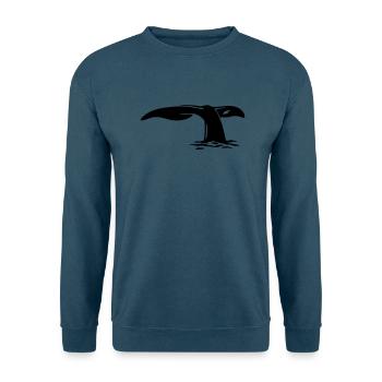 wal_fluke - Unisex Pullover - Indigoblau - Vorne