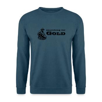 Goldschürfer / gold digger 3 - Unisex Pullover - Indigoblau - Vorne