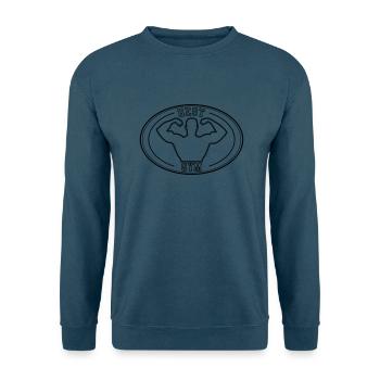 bodybuilder - Unisex Pullover - Indigoblau - Vorne