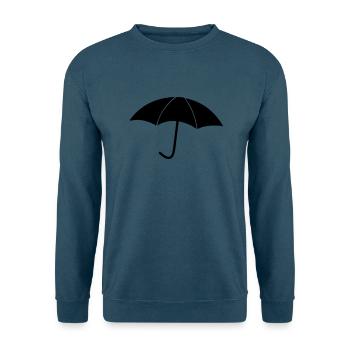 regenschirm - Unisex Pullover - Indigoblau - Vorne