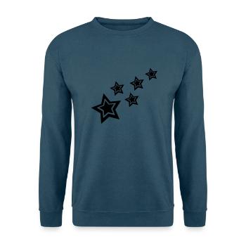 stars - Unisex Pullover - Indigoblau - Vorne