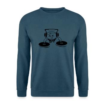 DeeJay - Unisex Pullover - Indigoblau - Vorne