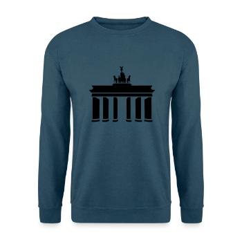 Brandenburger Tor - Unisex Pullover - Indigoblau - Vorne