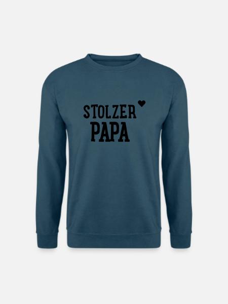 Stolzer Papa - Unisex Pullover - Indigoblau