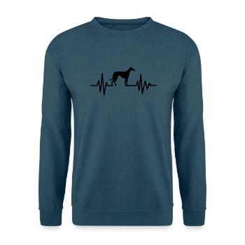 Italian Greyhound - Unisex Pullover - Indigoblau - Vorne