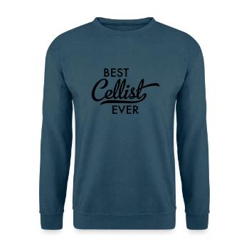 Cellist - Unisex Pullover - Indigoblau - Vorne