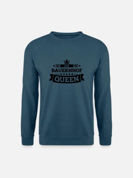 Die Bauernhof-Queen - Unisex Pullover - Indigoblau