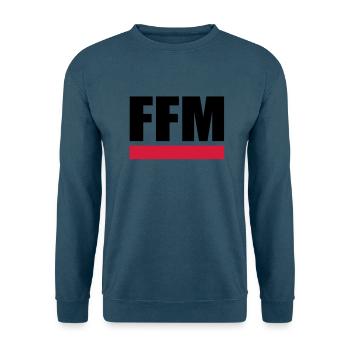 FFM - Frankfurt am Main - Unisex Pullover - Indigoblau - Vorne