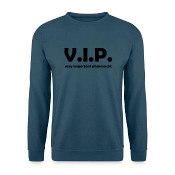 vip pharmacist - Unisex Pullover - Indigoblau - Vorne