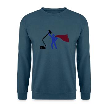 Staub saugen HEH 3 farb Vektor - Unisex Pullover - Indigoblau - Vorne