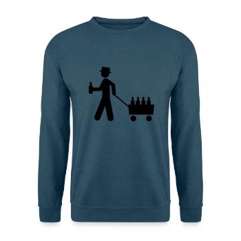 bollerwagen - Unisex Pullover - Indigoblau - Vorne