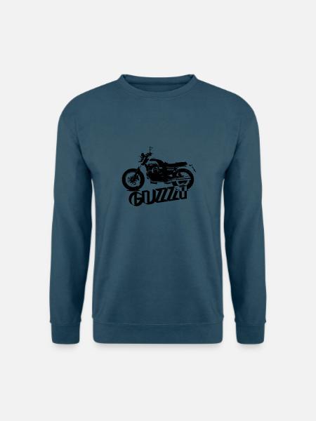 Moto Guzzi V7 - Unisex Pullover - Indigoblau