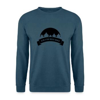 Ich und mein Holz - Unisex Pullover - Indigoblau - Vorne