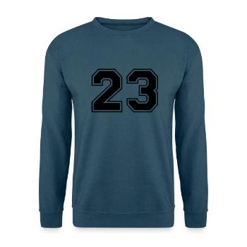 23 - Unisex Pullover - Indigoblau - Vorne