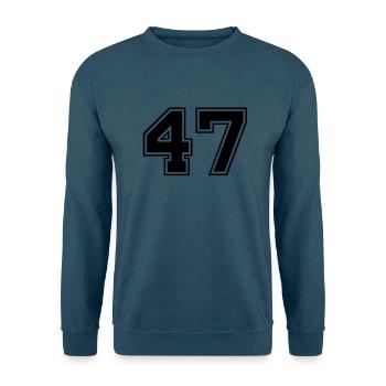 47 - Unisex Pullover - Indigoblau - Vorne