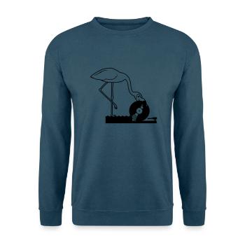 musik party feiern disko club auflegen mischpult v - Unisex Pullover - Indigoblau - Vorne