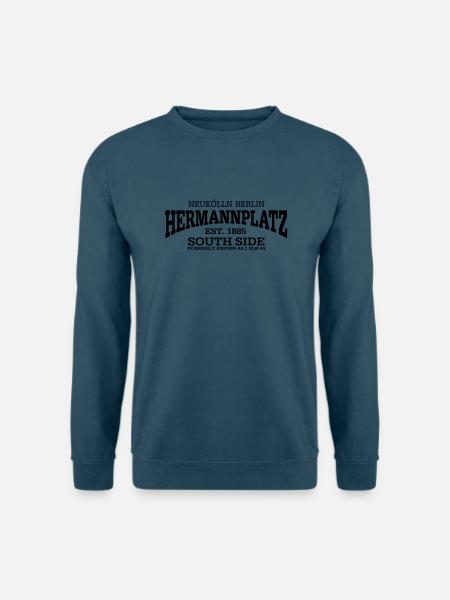 Hermannplatz Neukölln Berlin - Unisex Pullover - Indigoblau