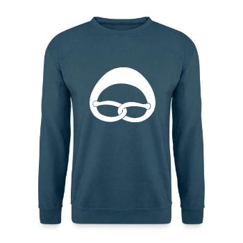 Brezel - Unisex Pullover - Indigoblau - Vorne
