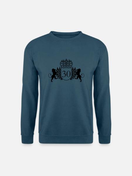 30 - Unisex Pullover - Indigoblau