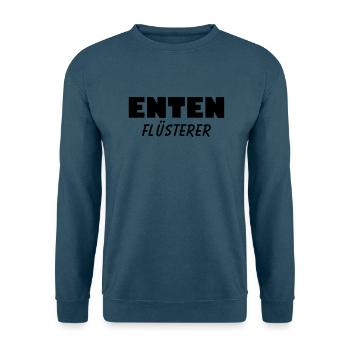 enten flüsterer - Unisex Pullover - Indigoblau - Vorne