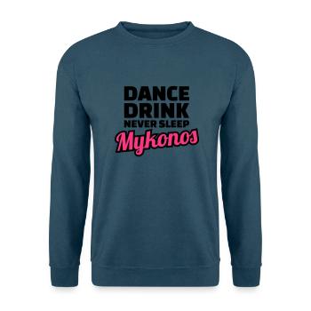Mykonos - Unisex Pullover - Indigoblau - Vorne