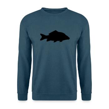 Karpfen - Unisex Pullover - Indigoblau - Vorne