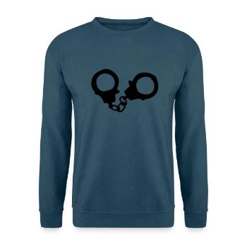 handschellen - Unisex Pullover - Indigoblau - Vorne