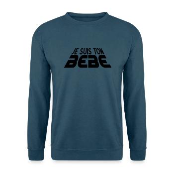Je suis ton Bébé 3D (1c) - Unisex Pullover - Indigoblau - Vorne