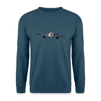 Flugzeug fliegen - Unisex Pullover - Indigoblau - Vorne