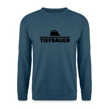 Tiefbauer - Unisex Pullover - Indigoblau - Vorne