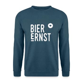 Bierernst - Unisex Pullover - Indigoblau - Vorne