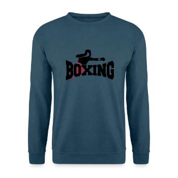 boxing II - Unisex Pullover - Indigoblau - Vorne