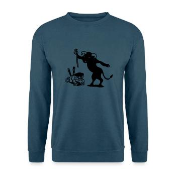 stierkampf schwarzer humor zynisch stier matador - Unisex Pullover - Indigoblau - Vorne