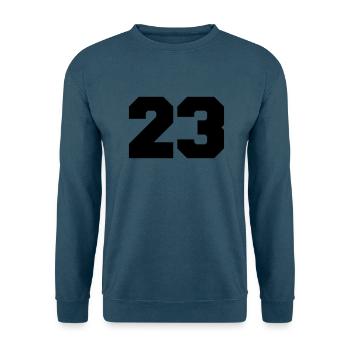 23 - Unisex Pullover - Indigoblau - Vorne
