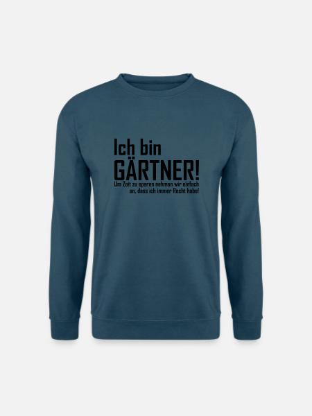 ich bin gärtner - Unisex Pullover - Indigoblau