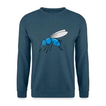 Mücke mosquito - Unisex Pullover - Indigoblau - Vorne