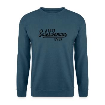 Verkäuferin - Unisex Pullover - Indigoblau - Vorne