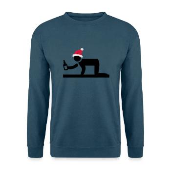 Happy Christmas Bier - Unisex Pullover - Indigoblau - Vorne