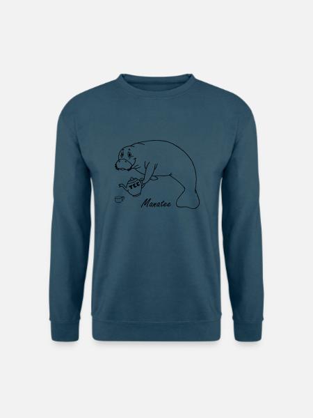 Manatee mag Tee - Unisex Pullover - Indigoblau