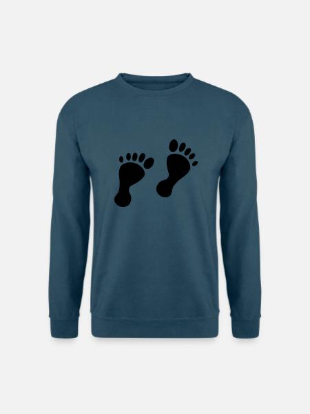 baby feet - Unisex Pullover - Indigoblau