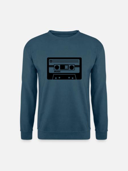Kassette Cassette Audio Tape 80s - Unisex Pullover - Indigoblau