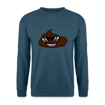 cool sonnenbrille gesicht fladen stinken scheiße k - Unisex Pullover - Indigoblau - Vorne