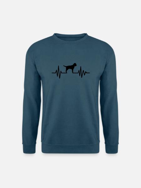 Border Terrier - Unisex Pullover - Indigoblau