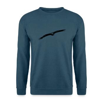 Adler - Unisex Pullover - Indigoblau - Vorne