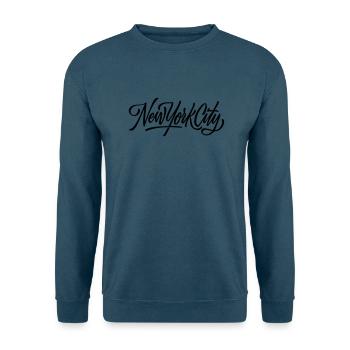 new york city - Unisex Pullover - Indigoblau - Vorne