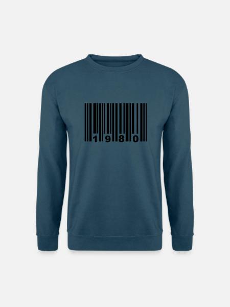 1980 - Unisex Pullover - Indigoblau