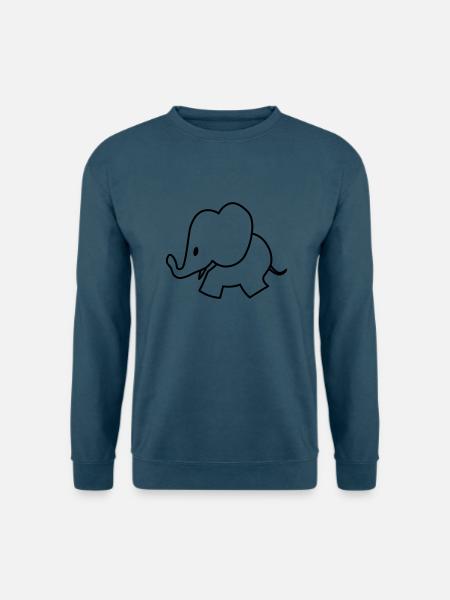 Little Elephant - Unisex Pullover - Indigoblau