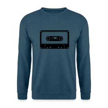 Kassette Vektor - Unisex Pullover - Indigoblau - Vorne