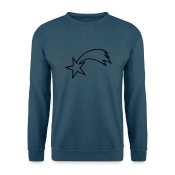 Sternschnuppe - Unisex Pullover - Indigoblau - Vorne