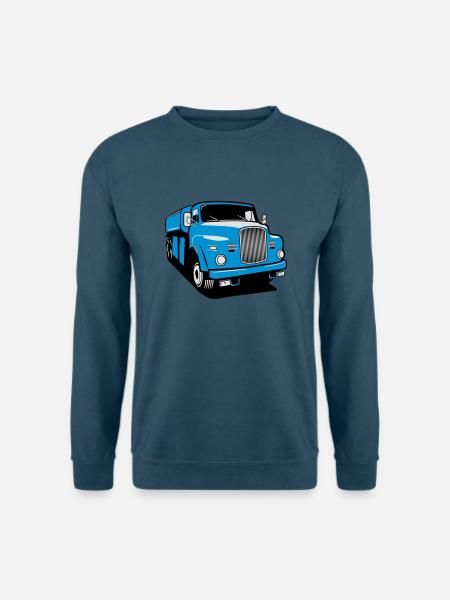 Truck LKW oldtimer - Unisex Pullover - Indigoblau